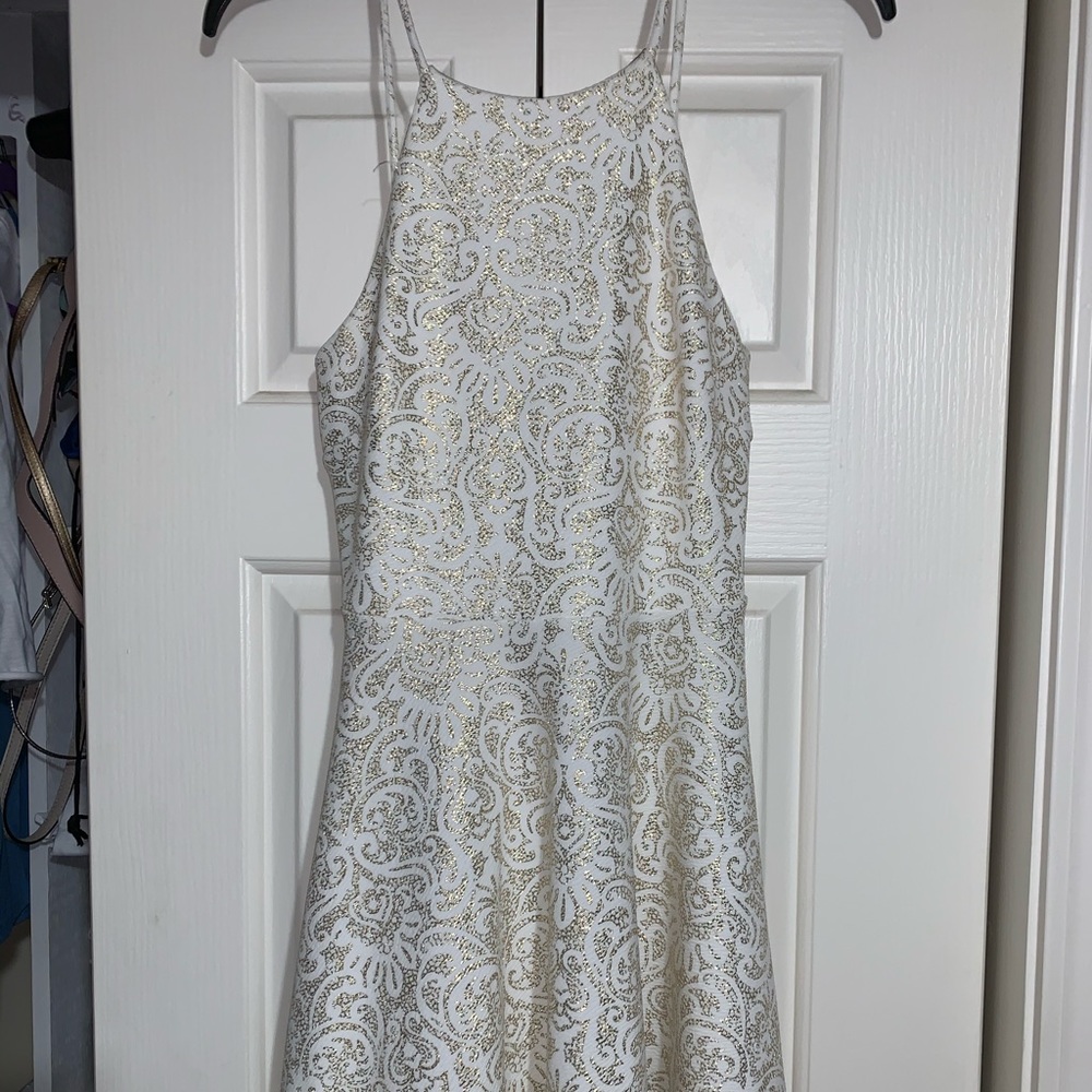Beautiful white & gold dress